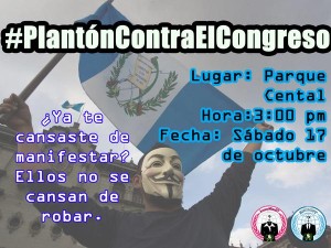 Anonymous Guatemala convoca a manifestar