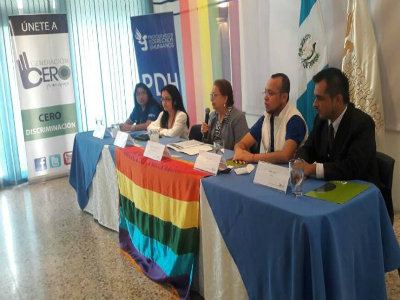 Procuraduría de Derechos Humanos y la comunidad LGBT. Foto: PDH