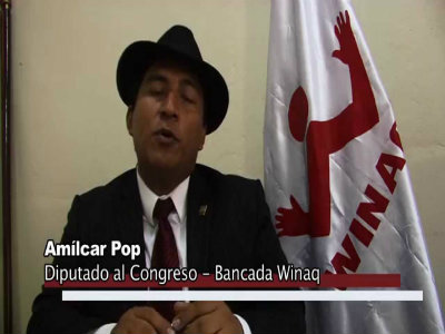 Winaq denuncia campaña contra Amílcar Pop