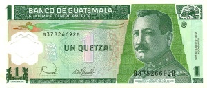 Billete de 1 Quetzal