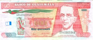 Billete de 10 Quetzales