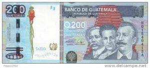 Billete 200 Quetzales