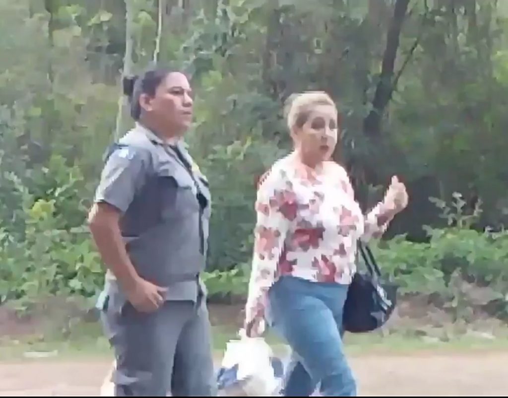 VIDEO: Blanca Stalling sale de la cárcel para ver a su hijo en Mariscal Zavala