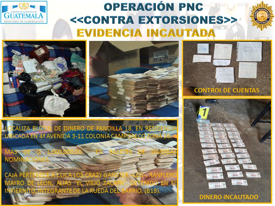 Operativo “No Más Extorsión”