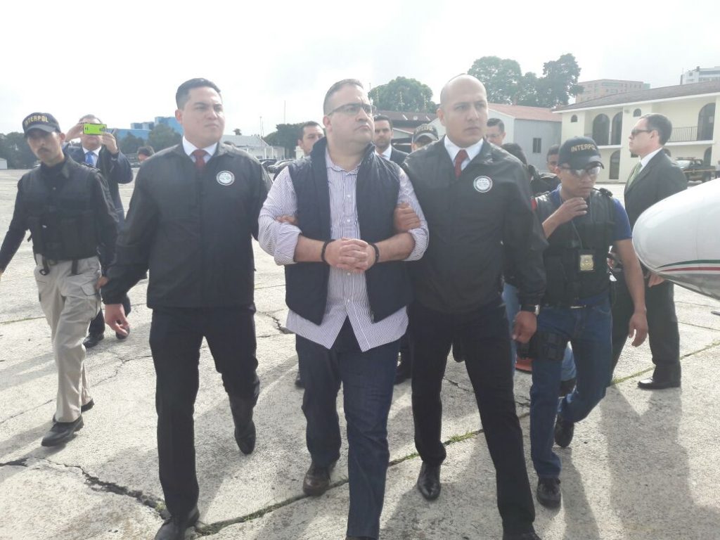 Javier Duarte de Ochoa, fue extraditado hoy a México