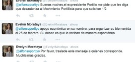 Mensaje de Evelyn Morataya