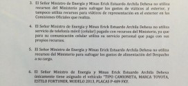 Gastos Erick Archila