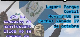 Anonymous Guatemala convoca a manifestar