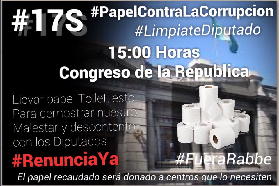 #LimpiateDiputado #PapelContraLaCorrupcion