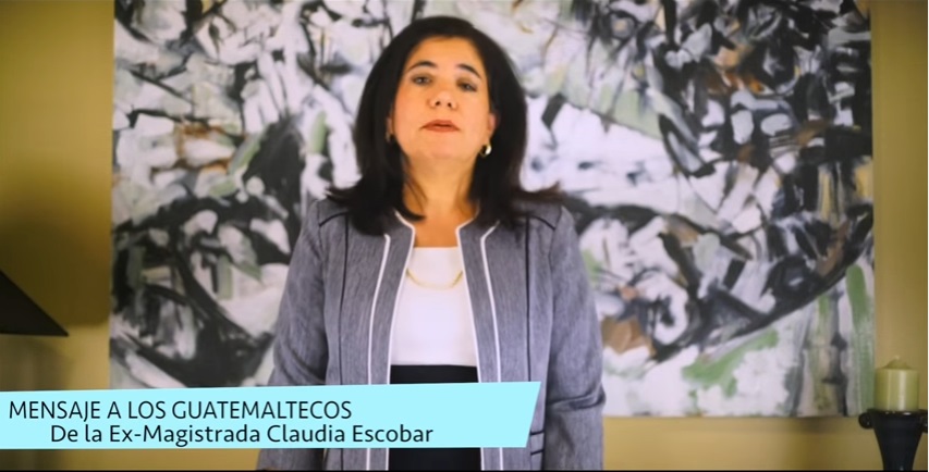 VIDEO: Ex Magistrada Claudia Escobar Habla sobre la Reforma Constitucional