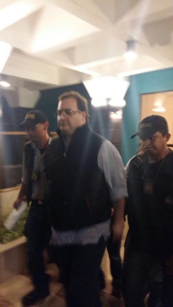 Javier Duarte de Ochoa de 43 años, fue capturado