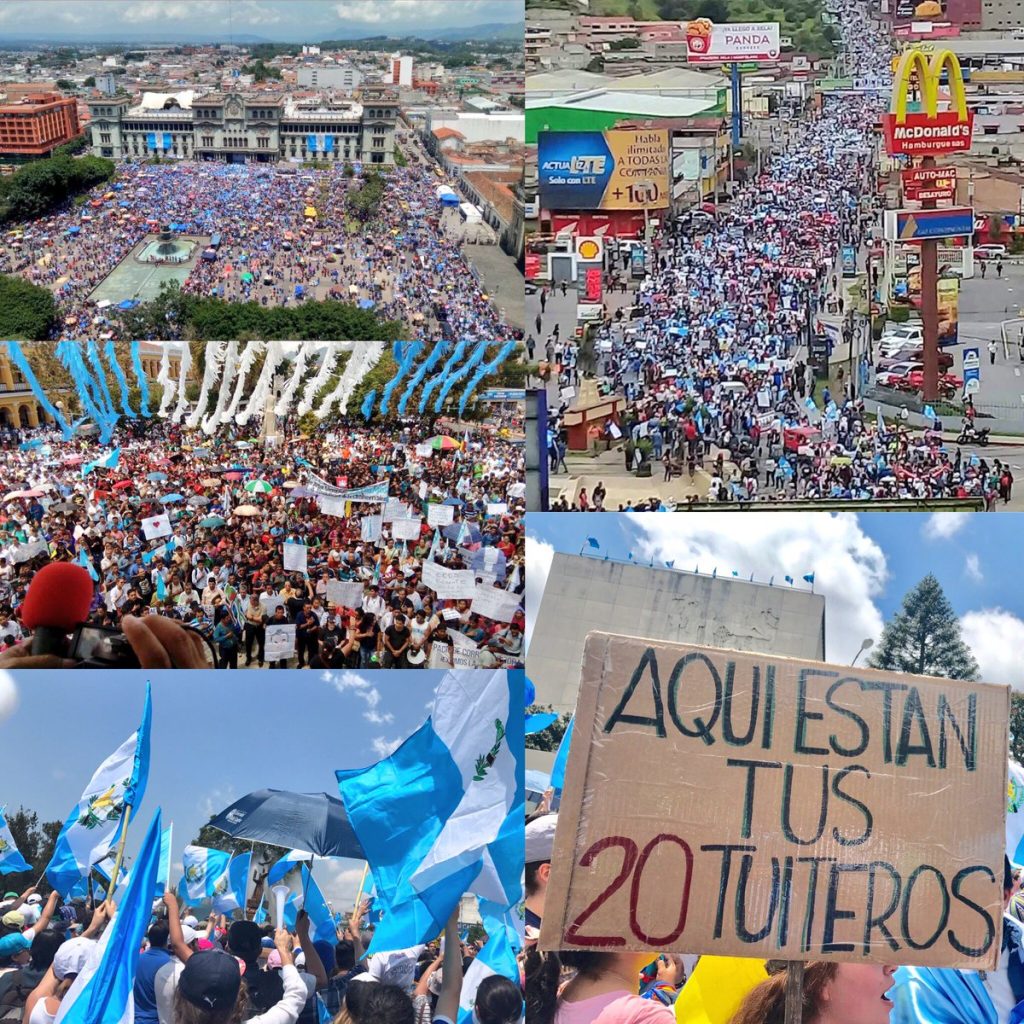 75 mil Manifestantes ocuparon Plaza de la Constitución